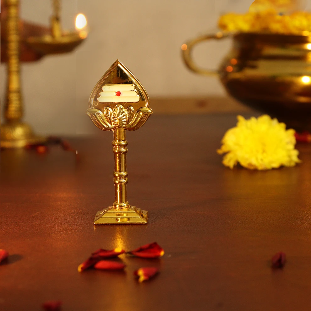 Gold Plated Murugan Vel - Silver - 2