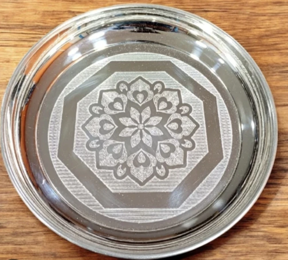 German Silver Plate  6 inches - 6