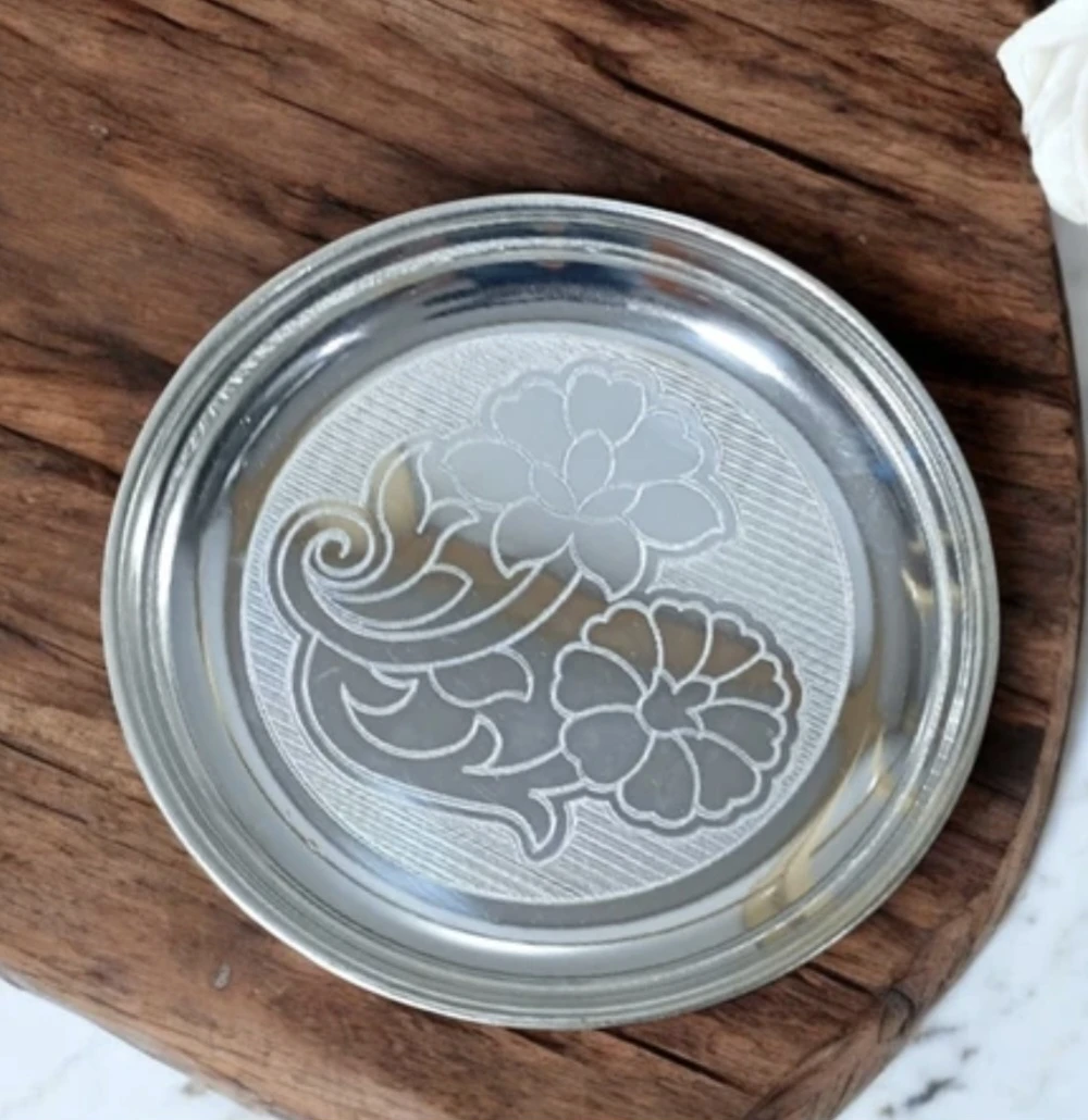 German Silver Plate  6 inches - 5