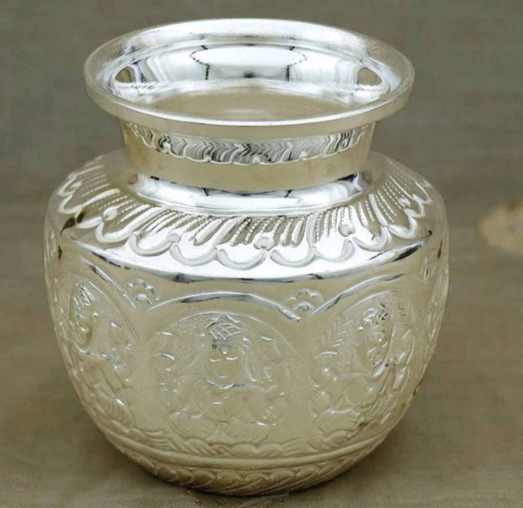 German Silver Ashtalakshmi kalasam Chambu