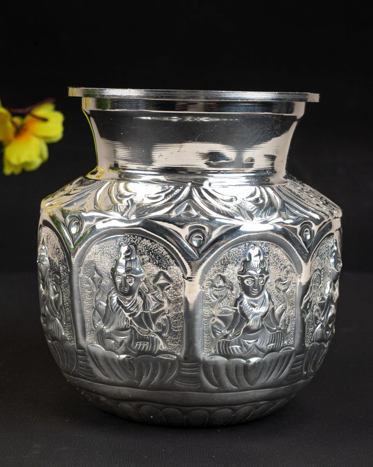 German Silver Ashtalakshmi Kalsham Chambhu